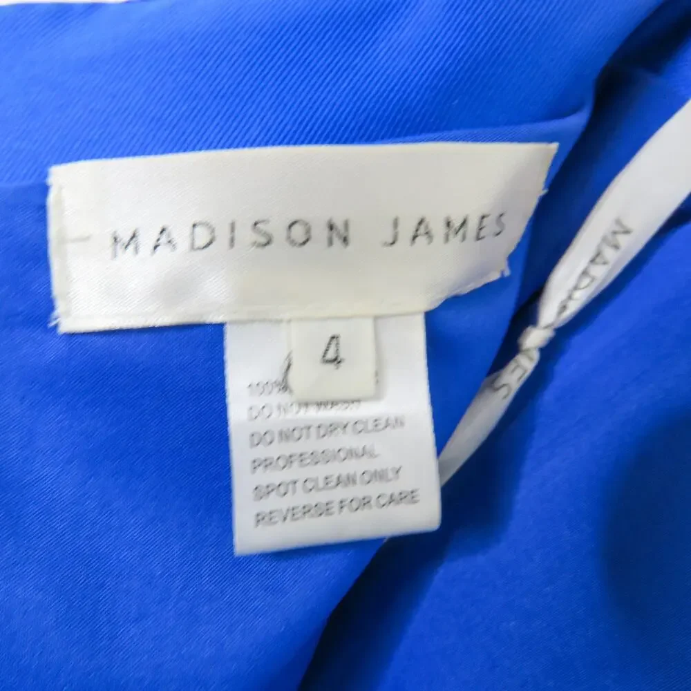 Madison James Royal Blue Sequin 2 Piece Dress Set Size 4 Small Prom Formal